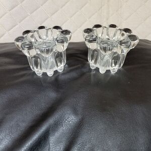 Crystal Candle Holder set